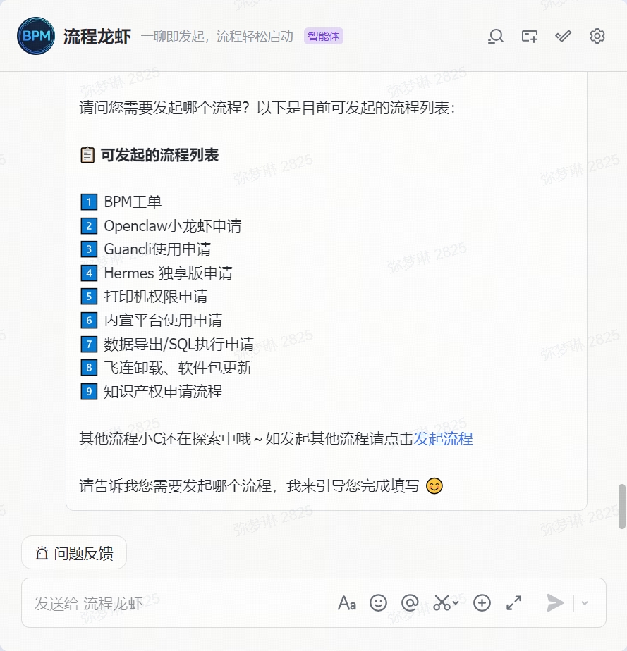 流程龙虾智能体 - Hermes 独享版申请
